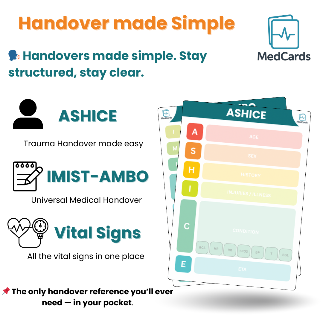 ASHICE / IMIST-AMBO Reference Card – MedCards