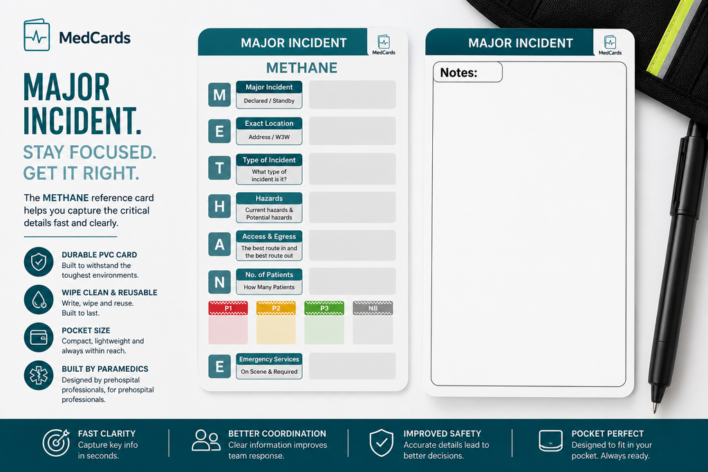 Major Incident Reference Card