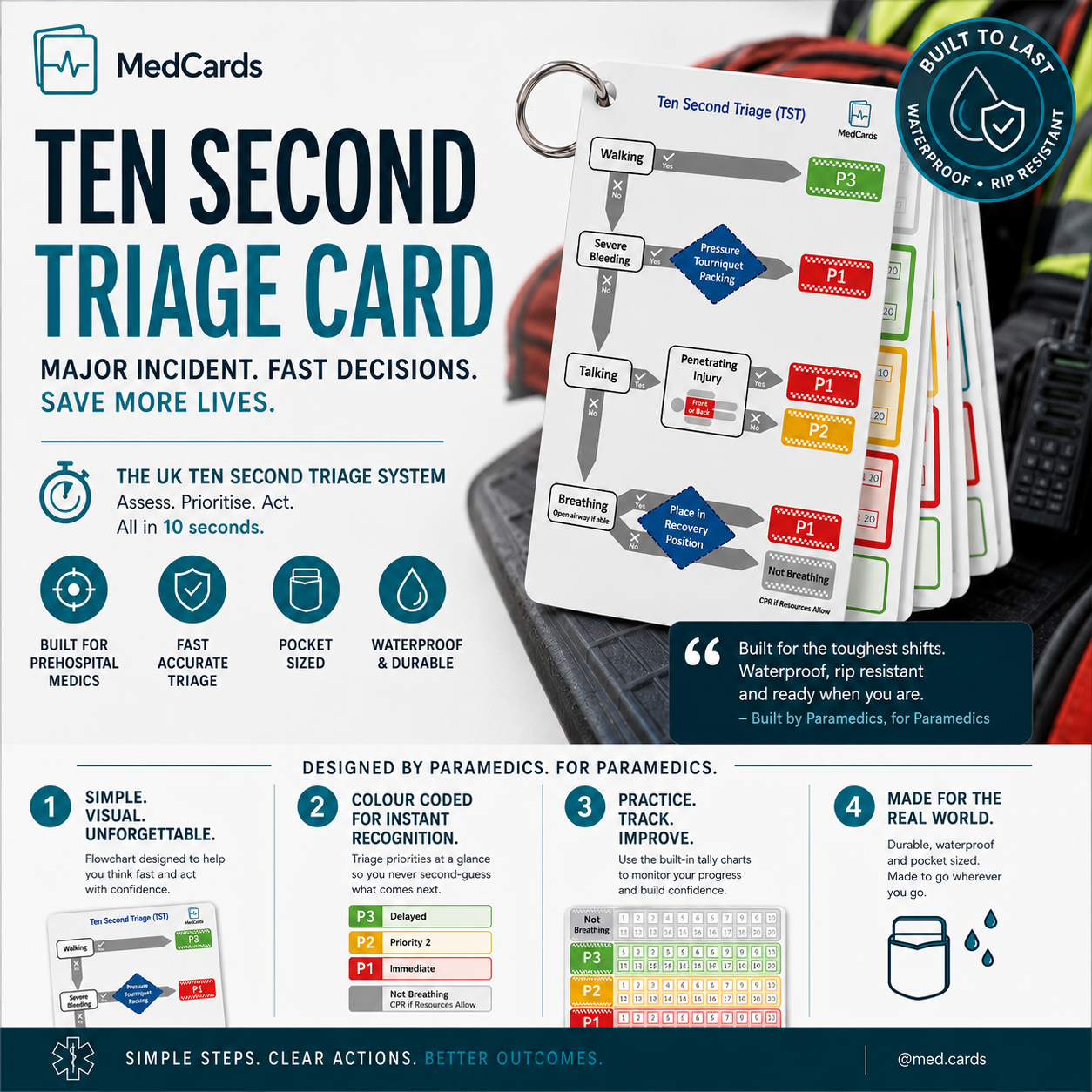 Ten Second Triage Reference Card