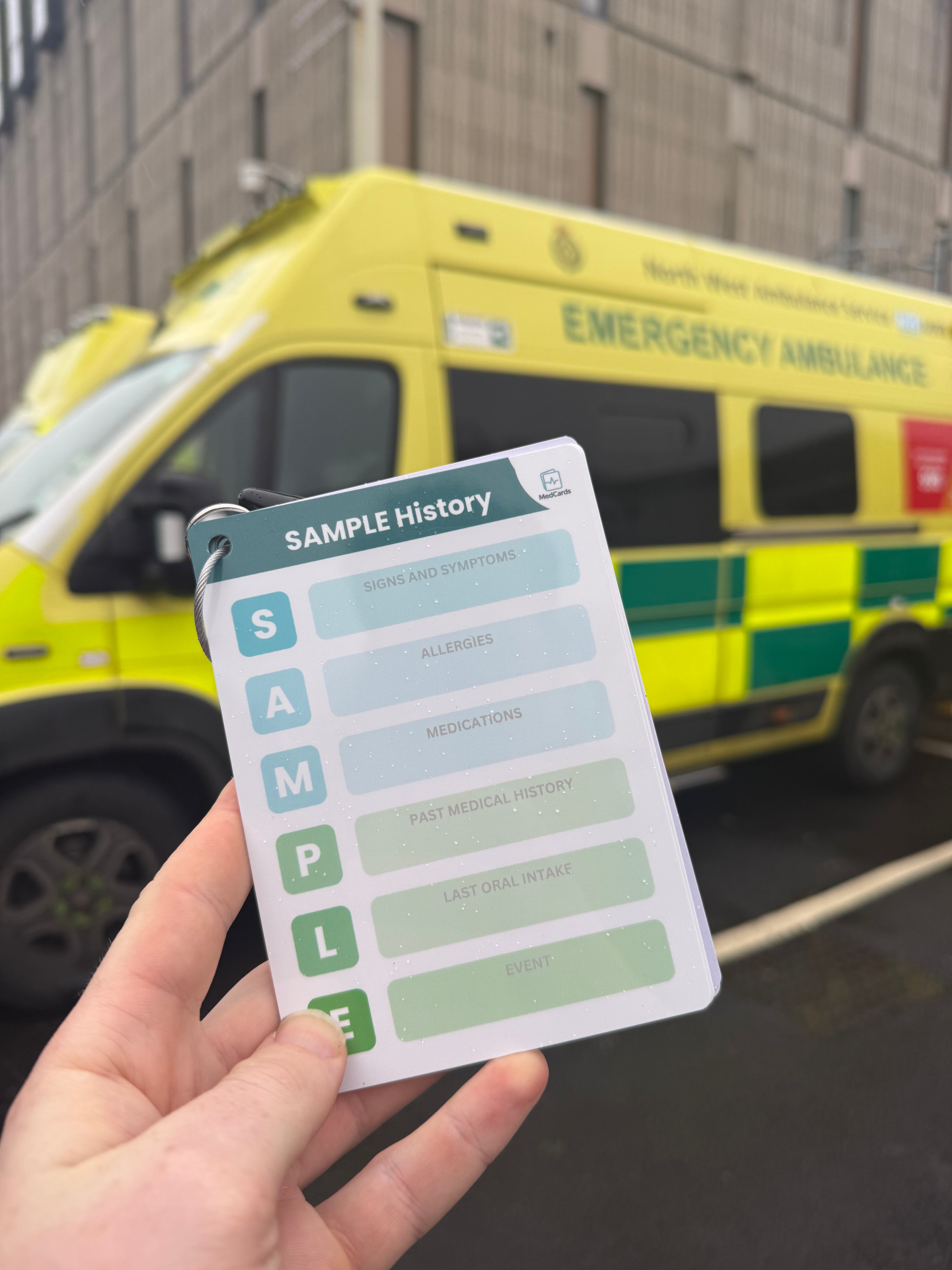 SAMPLE / OPQRST Reference Card