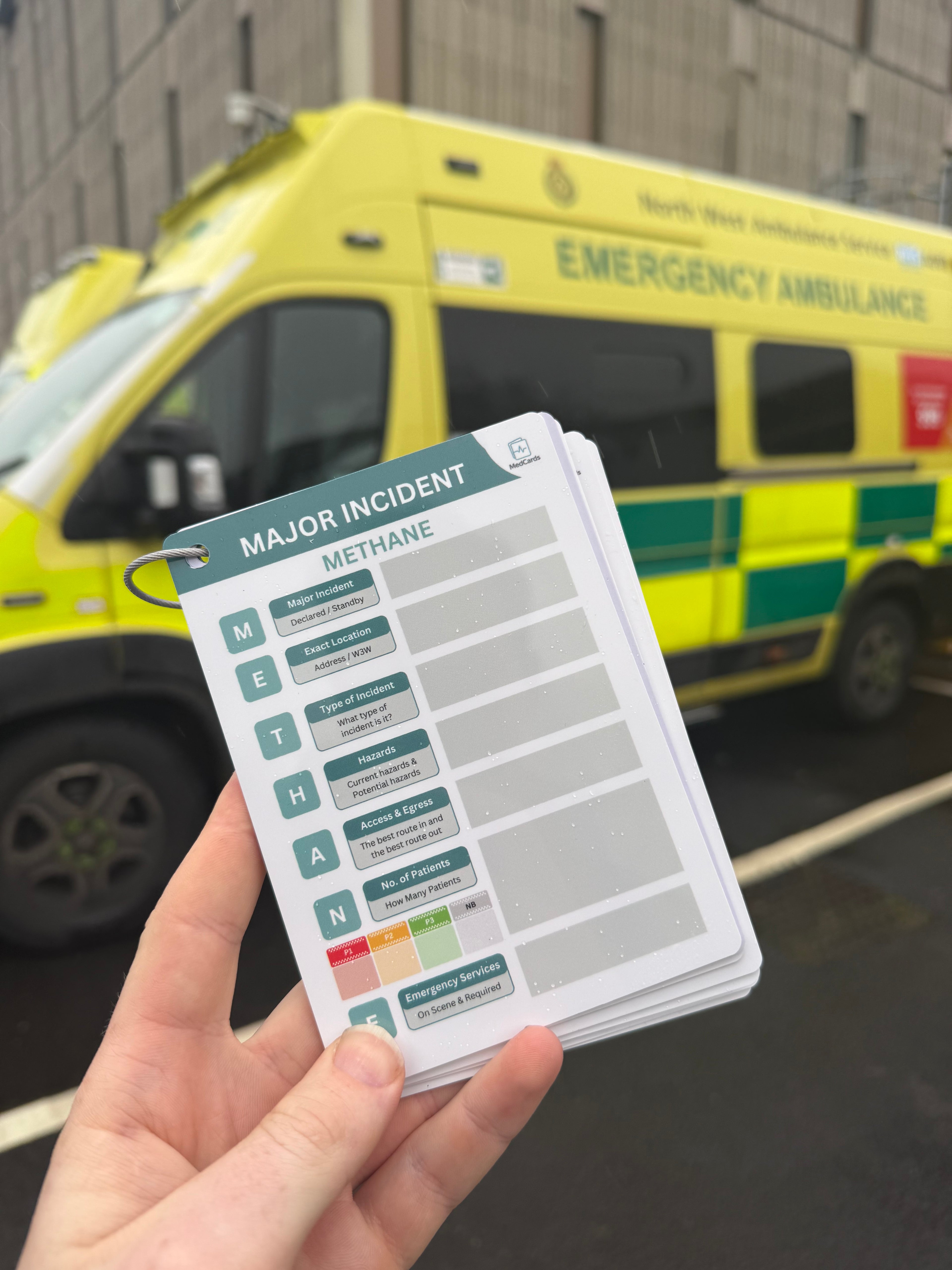 Major Incident Reference Card